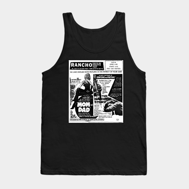 Mom and Dad + The Narcotic Story Double Feature Tank Top by driveintshirts